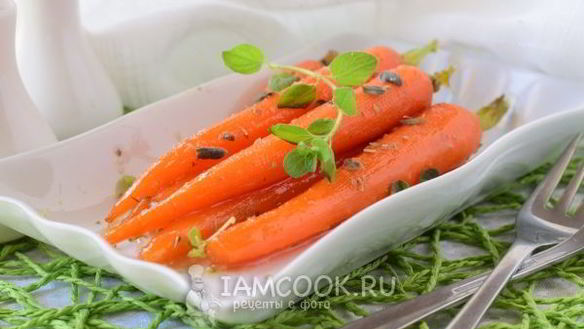 ШАГ 10. гарнир из глазированной моркови с тимьяном