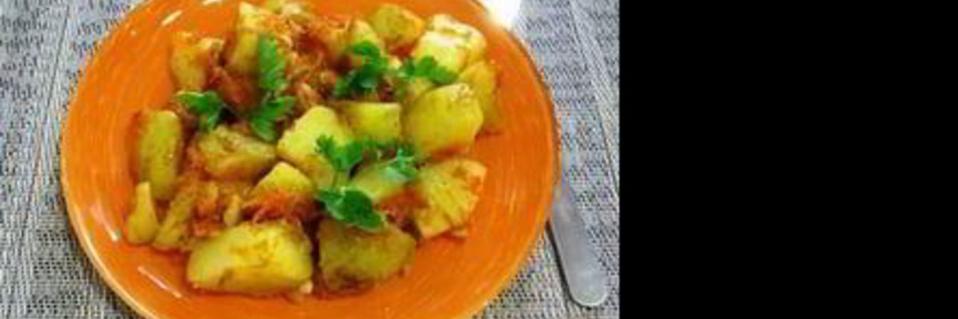 Гарнир из картофеля, моркови и лука