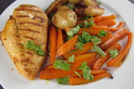 Гарнир из пряной моркови