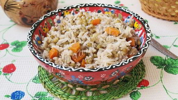 ШАГ 9. гарнир из риса с машем