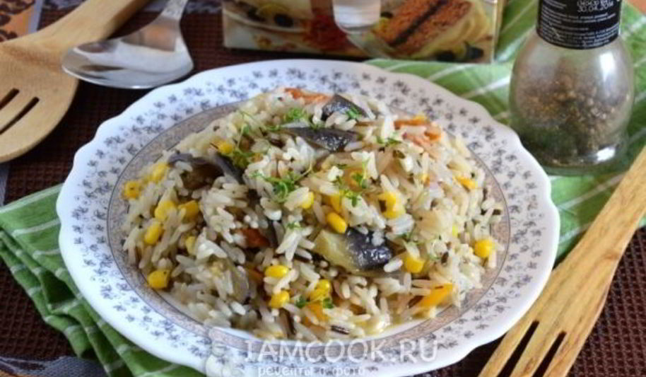 Рецепт гарнир из риса с португальской смесью в мультиварке