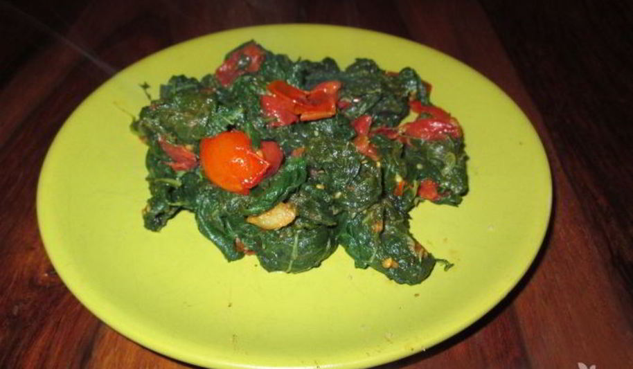 Рецепт гарнир из замороженного шпината