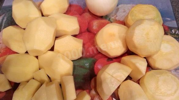 ШАГ 2. гарнир к мясным котлетам