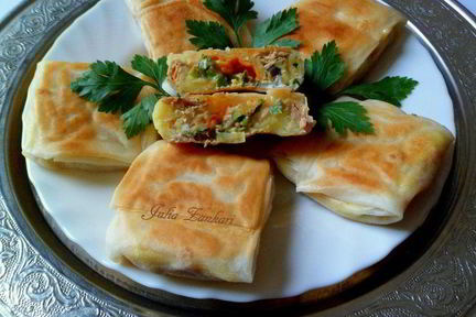 Брик — картофель с тунцом и сыром