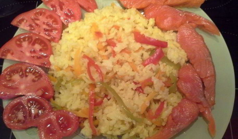 Рецепт быстрый рис с овощами