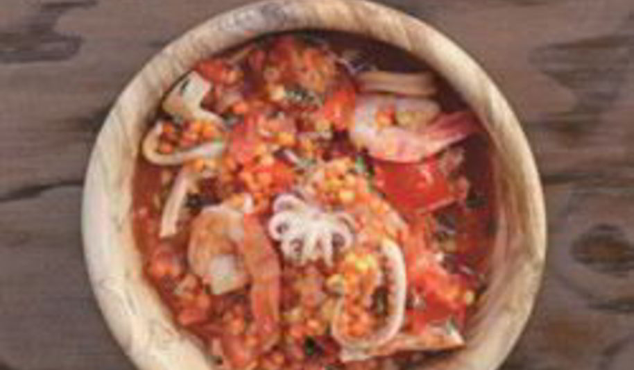 Рецепт чечевица с морепродуктами