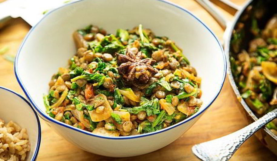 Рецепт чечевица с овощами