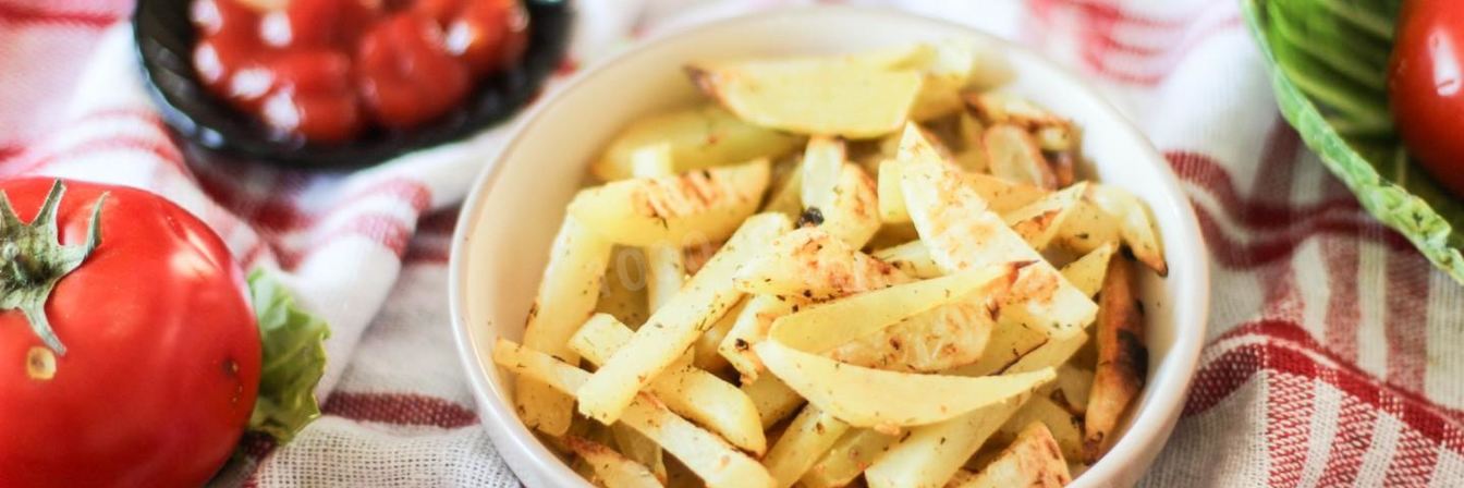 Картофель фри без масла в духовке