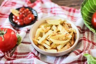 Картофель фри без масла в духовке