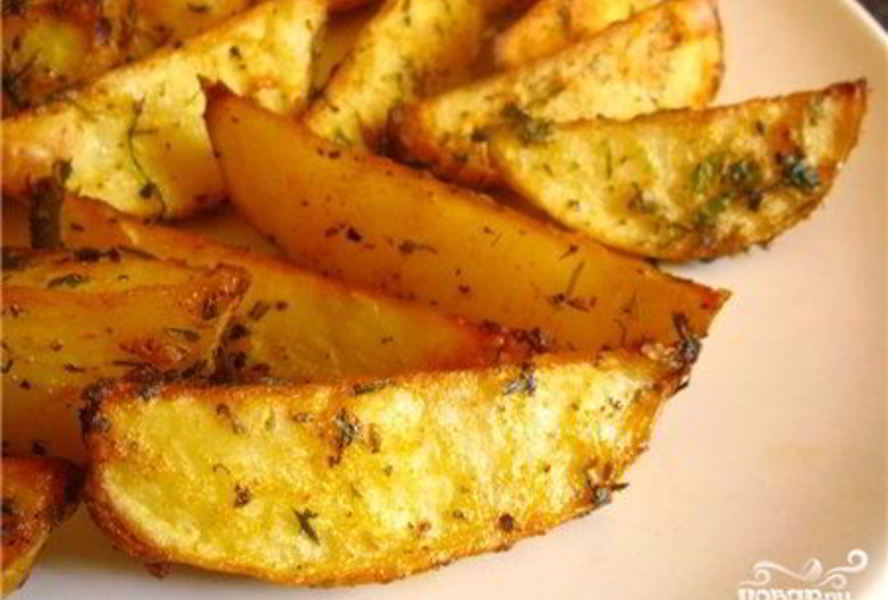 Картофель по-деревенски в мультиварке