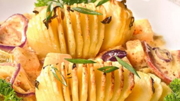 ШАГ 4. картофель с ананасом