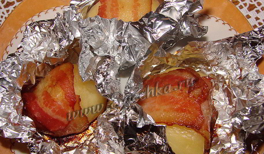 Рецепт картофель с беконом