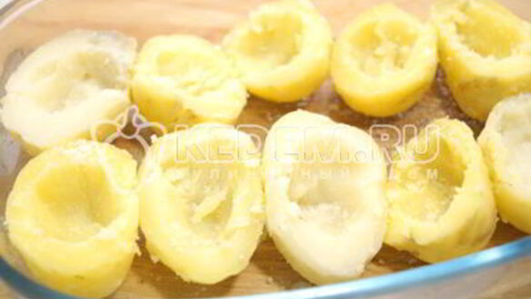 ШАГ 6. картофель с грибами в духовке