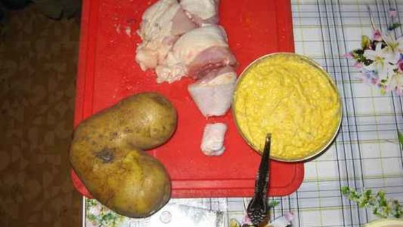 ШАГ 16. картофель с курицей в духовке