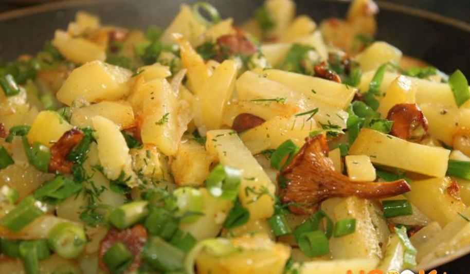 Рецепт картофель с лисичками в мультиварке