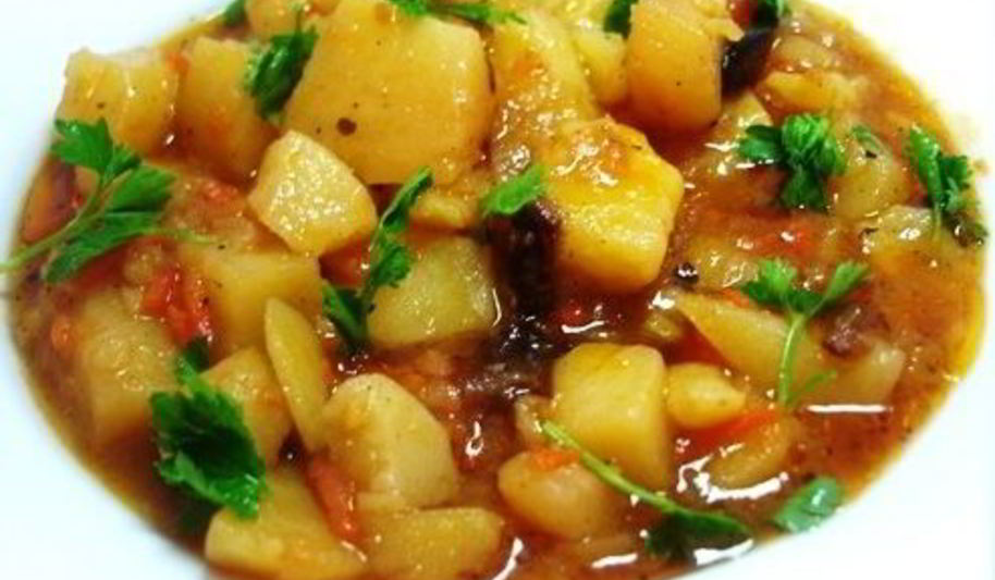 Рецепт картофель с овощами