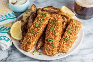 Картофель с рыбой в духовке