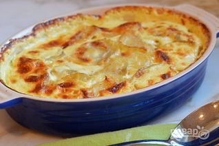 Картофель со сливками в духовке