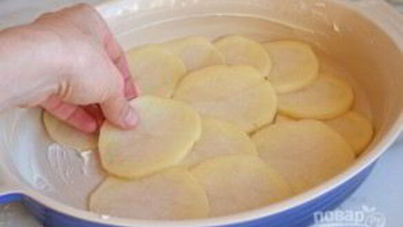 ШАГ 3. картофель со сливками в духовке