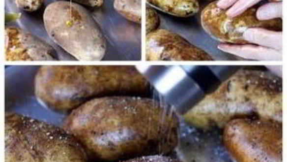 ШАГ 2. картофель в фольге в мультиварке