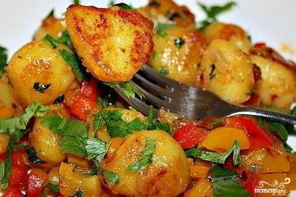 Картофель в казане