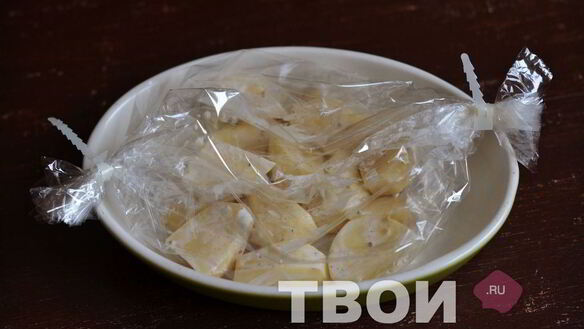ШАГ 5. картофель в рукаве