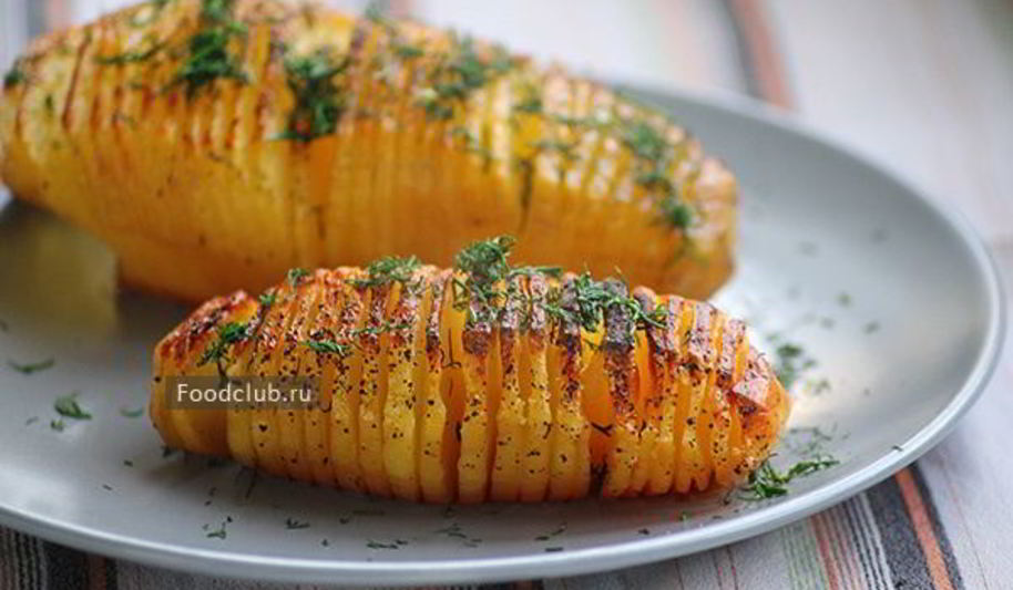 Рецепт картофель веером