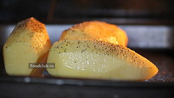 ШАГ 2. картофель веером