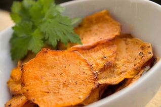 Картофельные чипсы в духовке