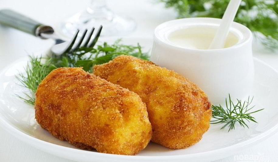 Рецепт картофельные крокеты с моцареллой