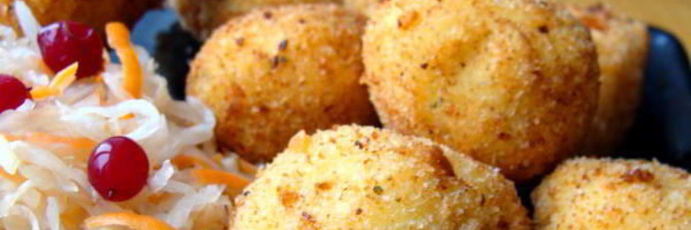 Картофельные крокеты с начинкой