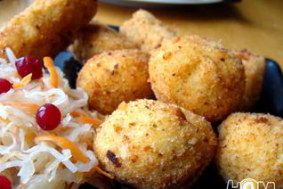 Картофельные крокеты с начинкой