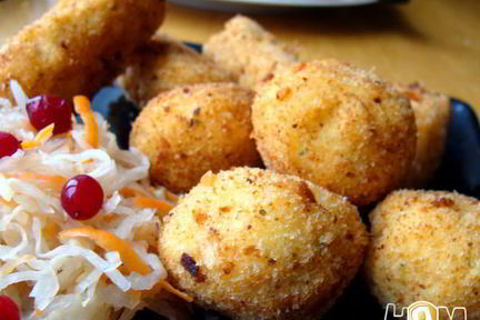 Картофельные крокеты с начинкой