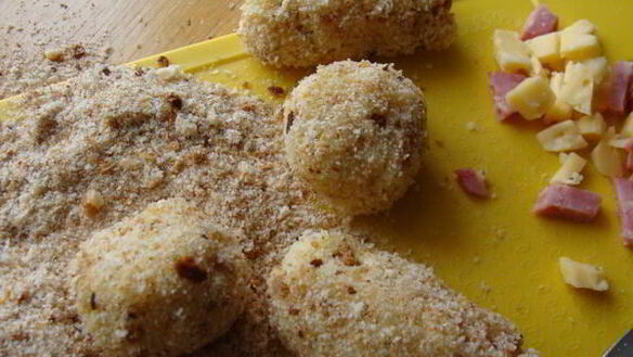 ШАГ 5. картофельные крокеты с начинкой