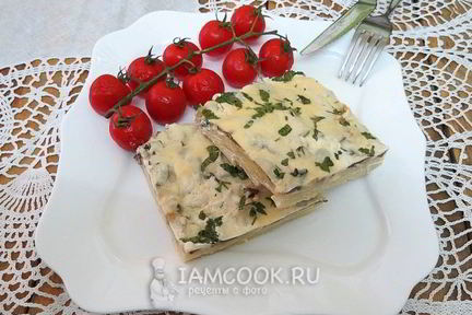 Картошка с белыми грибами в духовке