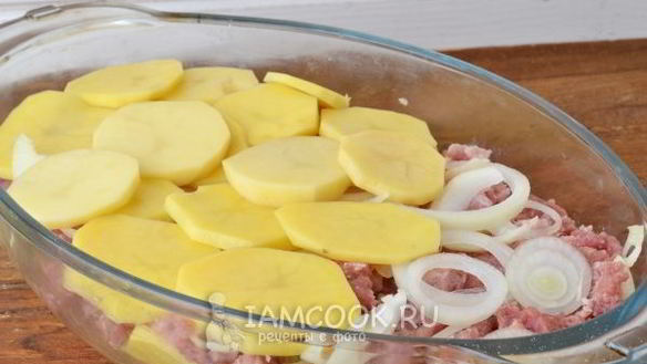 ШАГ 7. картошка с фаршем в духовке