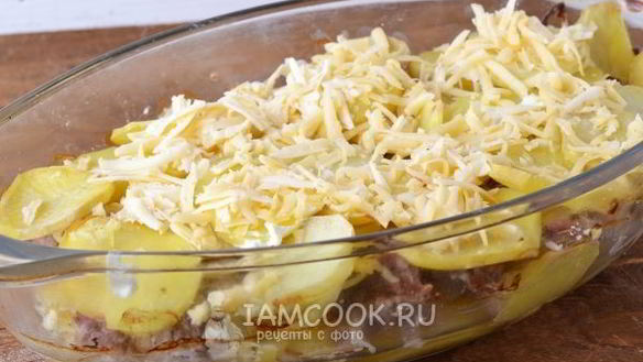 ШАГ 10. картошка с фаршем в духовке