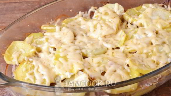 ШАГ 11. картошка с фаршем в духовке