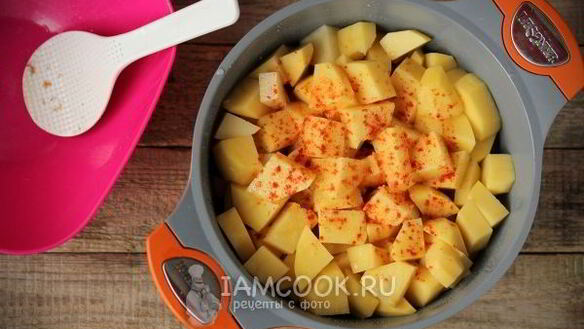 ШАГ 5. картошка с куриными сердечками