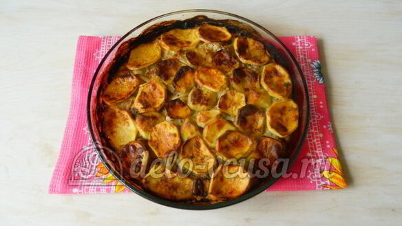 ШАГ 7. картошка с мясом в духовке