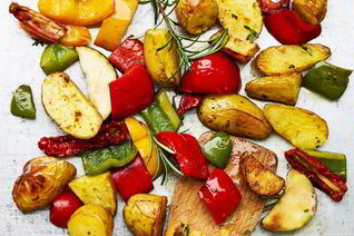 Картошка с перцем в духовке