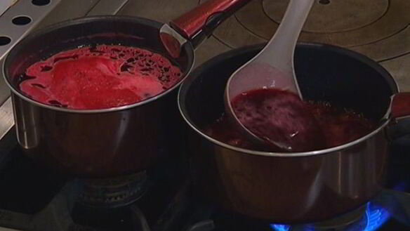 ШАГ 9. красный рис с козьим сыром