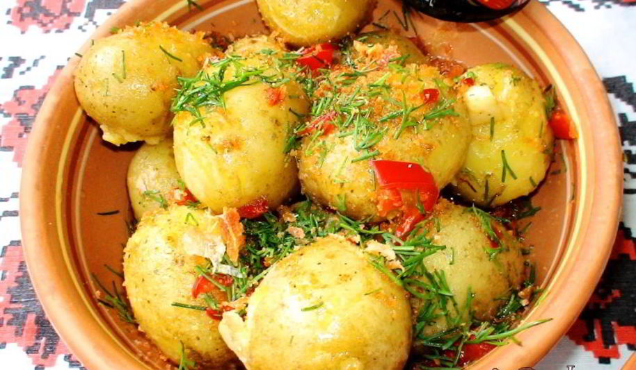 Рецепт молодой картофель по-кончаловски