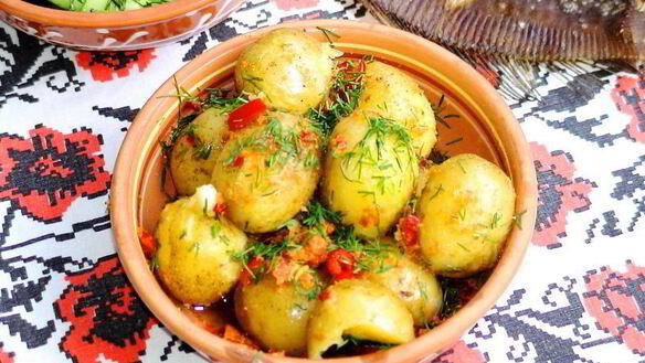 ШАГ 4. молодой картофель по-кончаловски