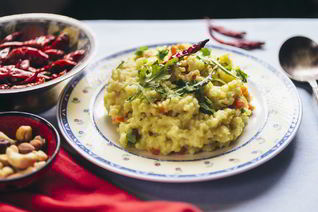 Острый рис на кокосовом молоке