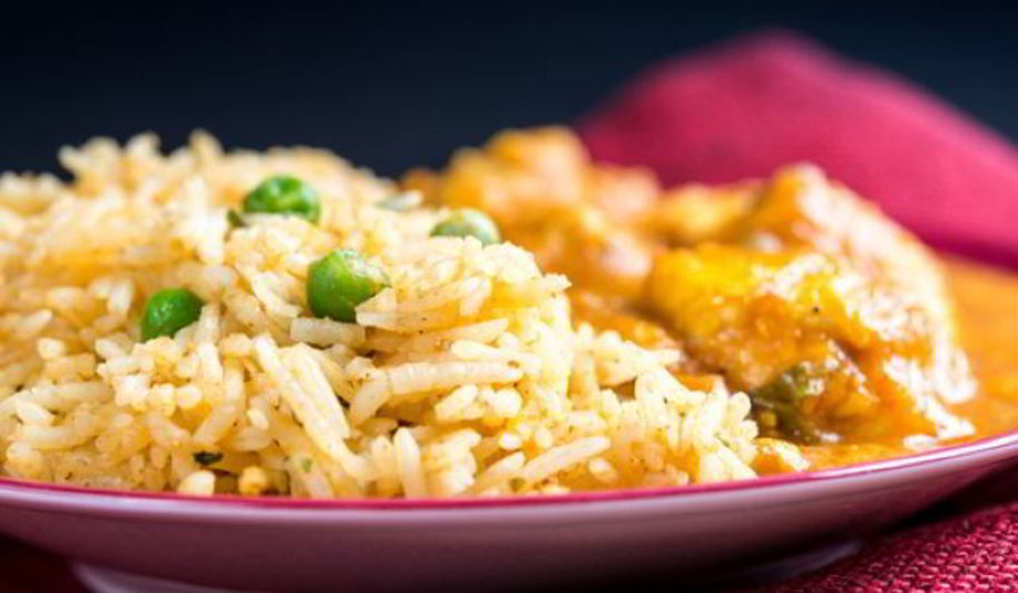 Рецепт пряный рис с куриным филе