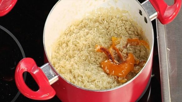 ШАГ 2. рис басмати с апельсиновой цедрой