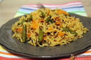 Рис Басмати с овощами