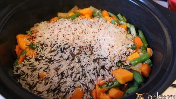 ШАГ 4. рис басмати с овощами