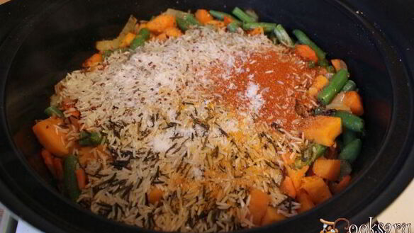 ШАГ 5. рис басмати с овощами